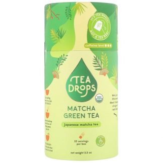 Tea Drops, 抹茶グリーン、2.5 oz