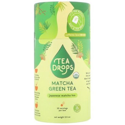 Tea Drops, 抹茶グリーン、2.5 oz