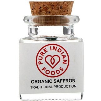 Pure Indian Foods, オーガニックサフラン、1g