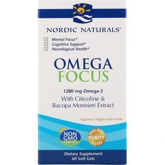 Nordic Naturals, Omega Focus, 1280 mg, 60 Soft Gels