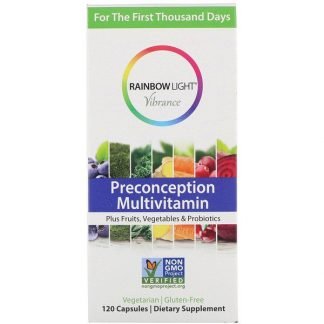 Rainbow Light, バイブランス、プレコンセプション マルチビタミン、カプセル120粒