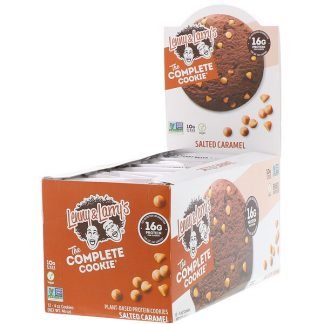 Lenny & Larry's, コンプリートクッキー、塩キャラメル、クッキー12枚入り、各113g
