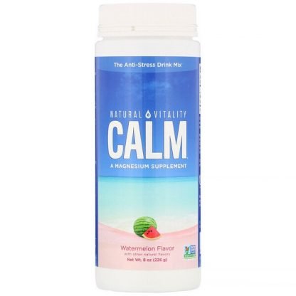 Natural Vitality, Calm（カーム）、アンチストレスドリンクミックス、すいか、226g（8オンス）