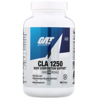 GAT, CLA 1250、身体形成サポート、ソフトジェル180粒