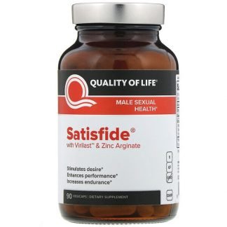 Quality of Life Labs, Virilastと亜鉛アルギニン酸、植物性カプセル90粒