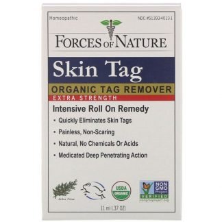 Forces of Nature, スキン・タグ、オーガニックスキンタグリムーバー、エキストラ強度、11ml