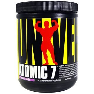 Universal Nutrition, アトミック 7、 BCAA パフォーマンス・・サプリメント、 グルービーグレープ、 412 g (Discontinued Item)