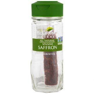 McCormick Gourmet, 天然原料のみ使用, スパニッシュサフラン, 0.06 oz (1.7 g)
