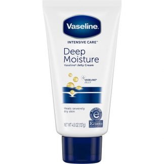 Vaseline, インテンシブケア、ディープモイスチャー、ワセリンゼリークリーム、127 g（4.5 oz）