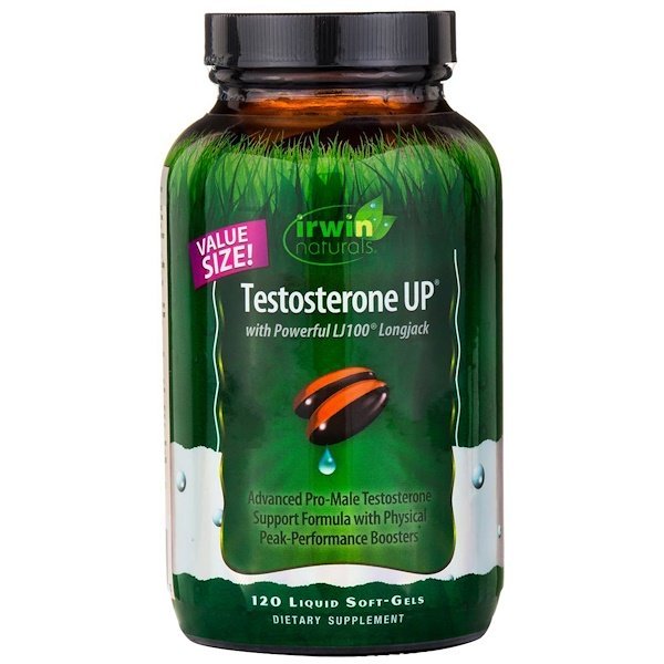 Irwin Naturals, テストステロンUP、 120液体ソフトジェル