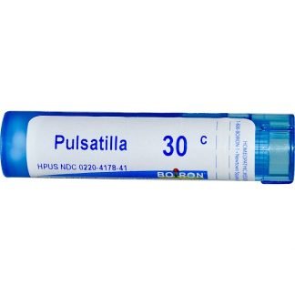 Boiron, Single Remedies, Pulsatilla（パルサティラ）、30C、約80ペレット