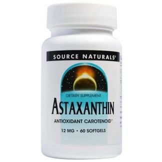 Source Naturals, アスタキサンチン、12mg、ソフトジェル60錠