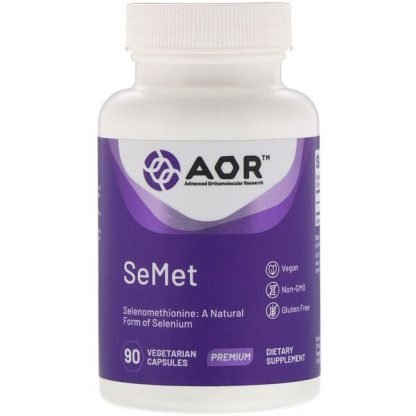 Advanced Orthomolecular Research AOR, セメト、植物性カプセル90粒