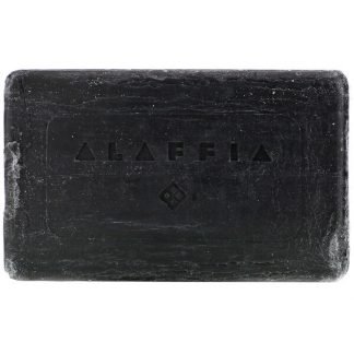 Alaffia, Authentic African Black Soap, Triple Milled Soap, Charcoal Reishi, 5 oz ( 140 g )