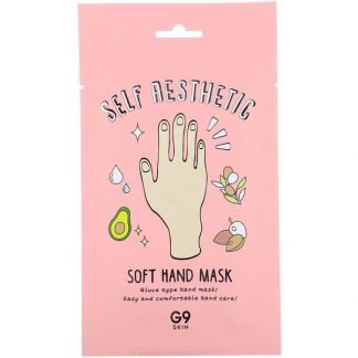 G9skin, セルフエステティック、ソフトハンドマスク、5枚、10 ml（0.33 fl oz）