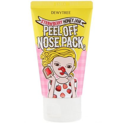 Dewytree, 1ステップノーズケア、ピールオフノーズパック、ストロベリーハニージャム、70 ml