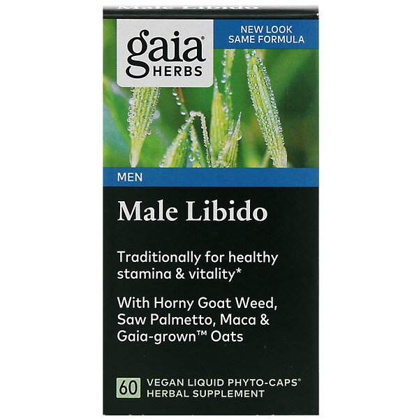 Gaia Herbs, Male Libido, 60 Vegan Liquid Phyto-Caps