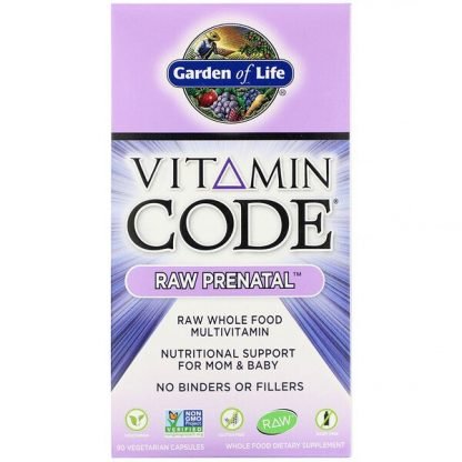 Garden of Life, Vitamin Code, RAW Prenatal, 90 Vegetarian Capsules