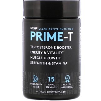 RSP Nutrition, Prime-T、テストステロンブースター、60錠