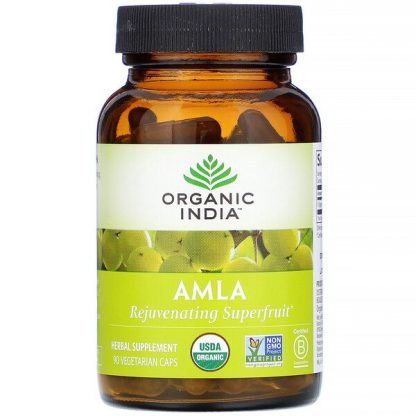 Organic India, Amla, 90 Vegetarian Caps