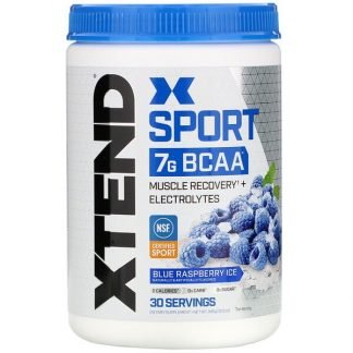 Scivation, Xtend Sport（エクステンドスポーツ）、7G BCAA、ブルーラズベリーアイス、345g（12.2oz）