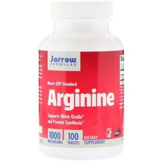 Jarrow Formulas, アルギニン、1000 mg、100 粒