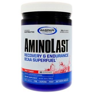 Gaspari Nutrition, Aminolast、健康サポート力、フルーツパンチ、14.8 oz (420 g)