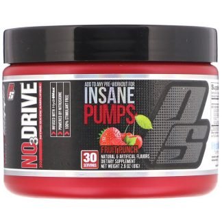 ProSupps, NO3Drive、一酸化窒素増幅剤、フルーツパンチ、81g
