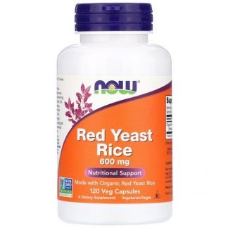 Now Foods, Red Yeast Rice, 600 mg, 120 Veg Capsules