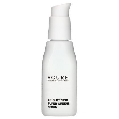 Acure, 肌の輝き、スーパーグリーンズセラム、1 fl oz (30 ml)