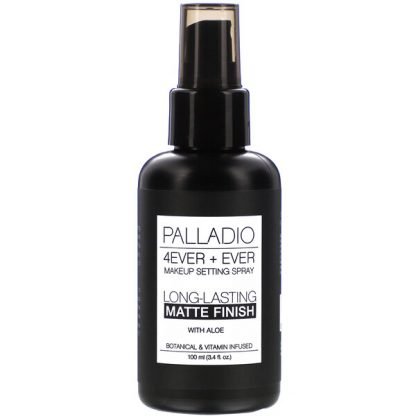 Palladio, 4Ever＋Everメイクセッティングスプレー、長続きするマット仕上げ、100ml