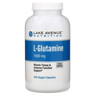 Lake Avenue Nutrition, L-グルタミン、1000mg、植物性カプセル240