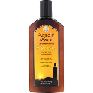 Agadir, アルガンオイル、モイスチャライジングシャンプー、サルフェイトフリー、366ml（12.4fl oz）