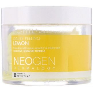 Neogen, バイオピール+、ガーゼピーリング、レモン、30回分