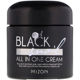 Mizon, ブラックカタツムリ、オールインワンクリーム、2.53 fl oz (75 ml)