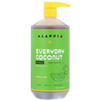 Alaffia, Everyday Coconut, Shampoo, Normal to Dry Hair, Coconut Lime, 32 fl oz (950 ml)