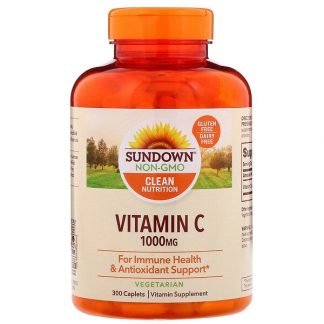 Sundown Naturals, ビタミンC、1000mg、カプセル300粒