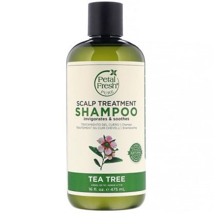 Petal Fresh, ピュア、シャンプー、スカルプトリートメント、ティーツリー、16 fl oz (475 ml)