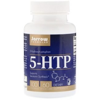 Jarrow Formulas, 5-HTP、100mg、植物性カプセル60粒
