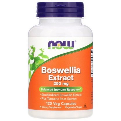 Now Foods, ボスウェリアエキス、250mg、植物性カプセル 120粒