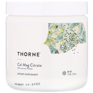Thorne Research, Cal-Magクエン酸塩、発泡性パウダー、7.5 oz (214 g)