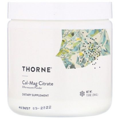 Thorne Research, Cal-Magクエン酸塩、発泡性パウダー、7.5 oz (214 g)