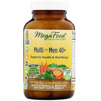 MegaFood, Multi for Men 40 +, 120 Tablets