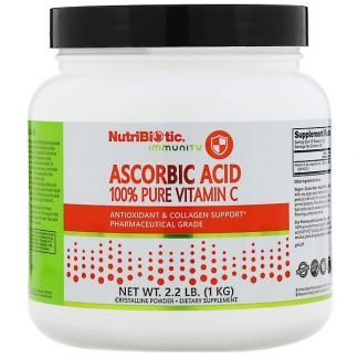 NutriBiotic, イミュニティ、アスコルビンアシッド、100％ピュアビタミンC、クリスタラインパウダー、1 kg