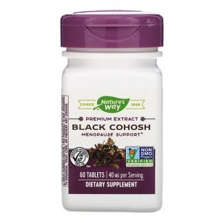 Nature's Way, Black Cohosh, 40 mg, 60 Tablets