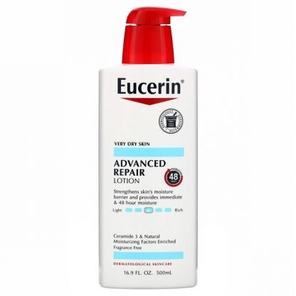 Eucerin, アドバンスリペアローション、無香料16.9 fl oz (500 ml)