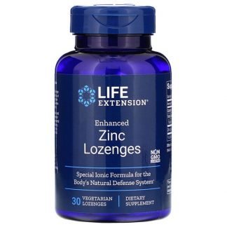 Life Extension, 強力亜鉛ロゼンジ、ベジタリアンロゼンジ30錠