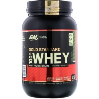 Optimum Nutrition, Gold Standard 100% Whey（ゴールドスタンダード100％ホエイ）、チョコレートミント、896g（1.97ポンド）