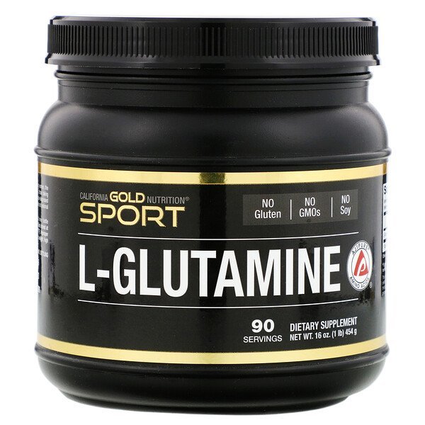 California Gold Nutrition, L-グルタミンパウダー、AjiPure(アジピュア)、グルテンフリー、454g(16oz)