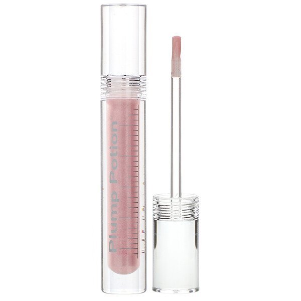 Physicians Formula, プランプポーション, 針不使用リップ・プランピング・グロス, ピンク・クリスタル・ポーション2214, 0.1 オンス (3 g)
